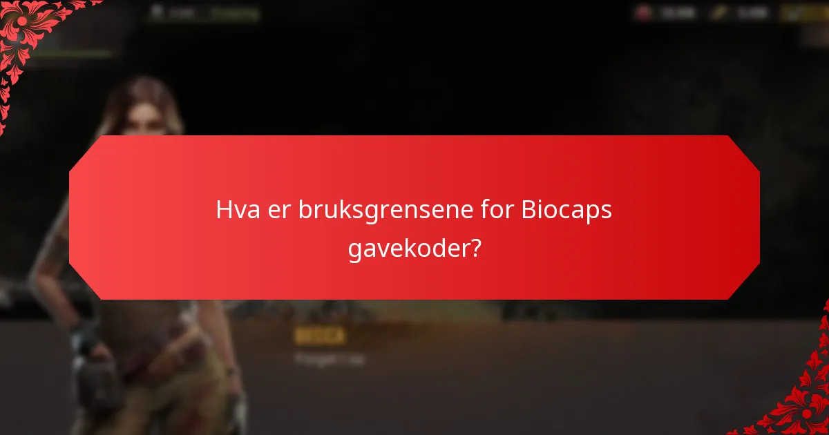 Hvor kan du innløse Biocaps gavekoder?