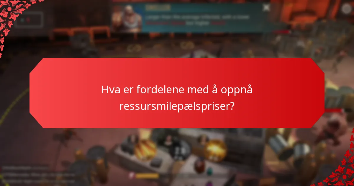 Hvilke typer ressurser er tilgjengelige i ressursmilepælspriser?