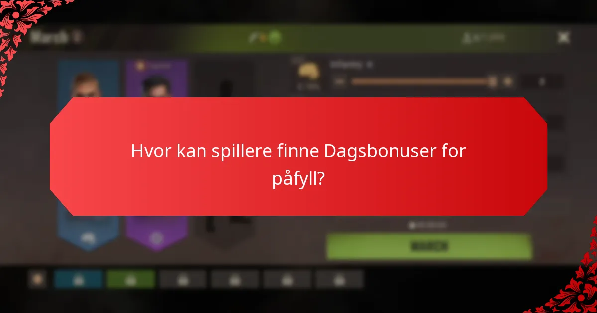 Hvordan påvirker Dagsbonuser for påfyll Spillerengasjement?
