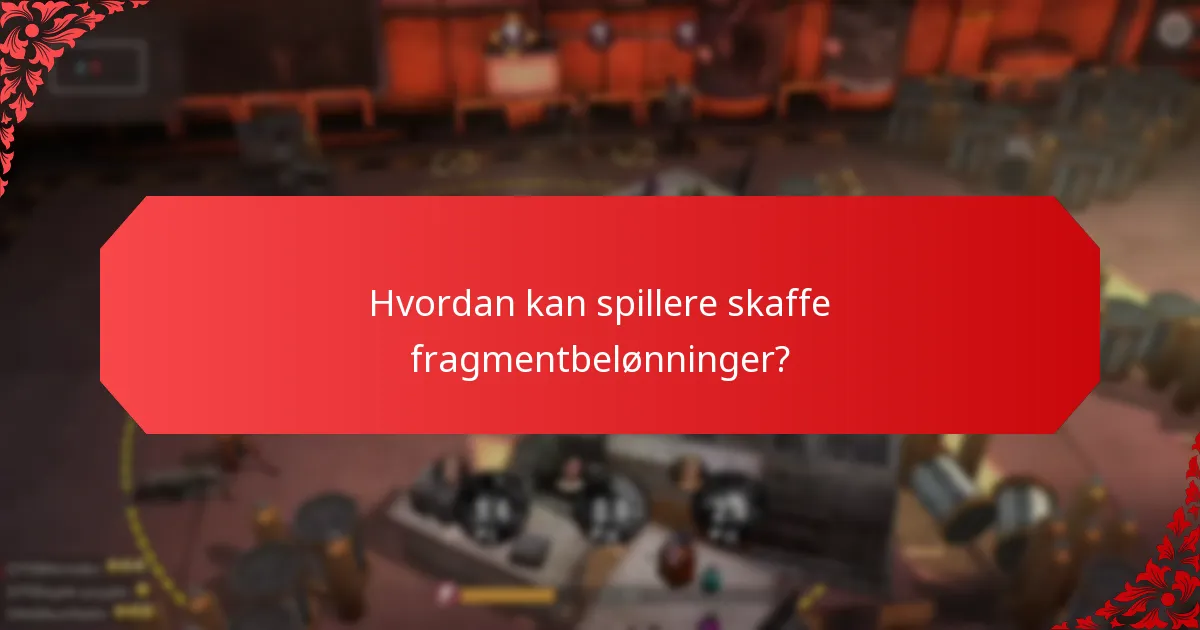 Hvordan sammenlignes forskjellige fragmentbelønninger?